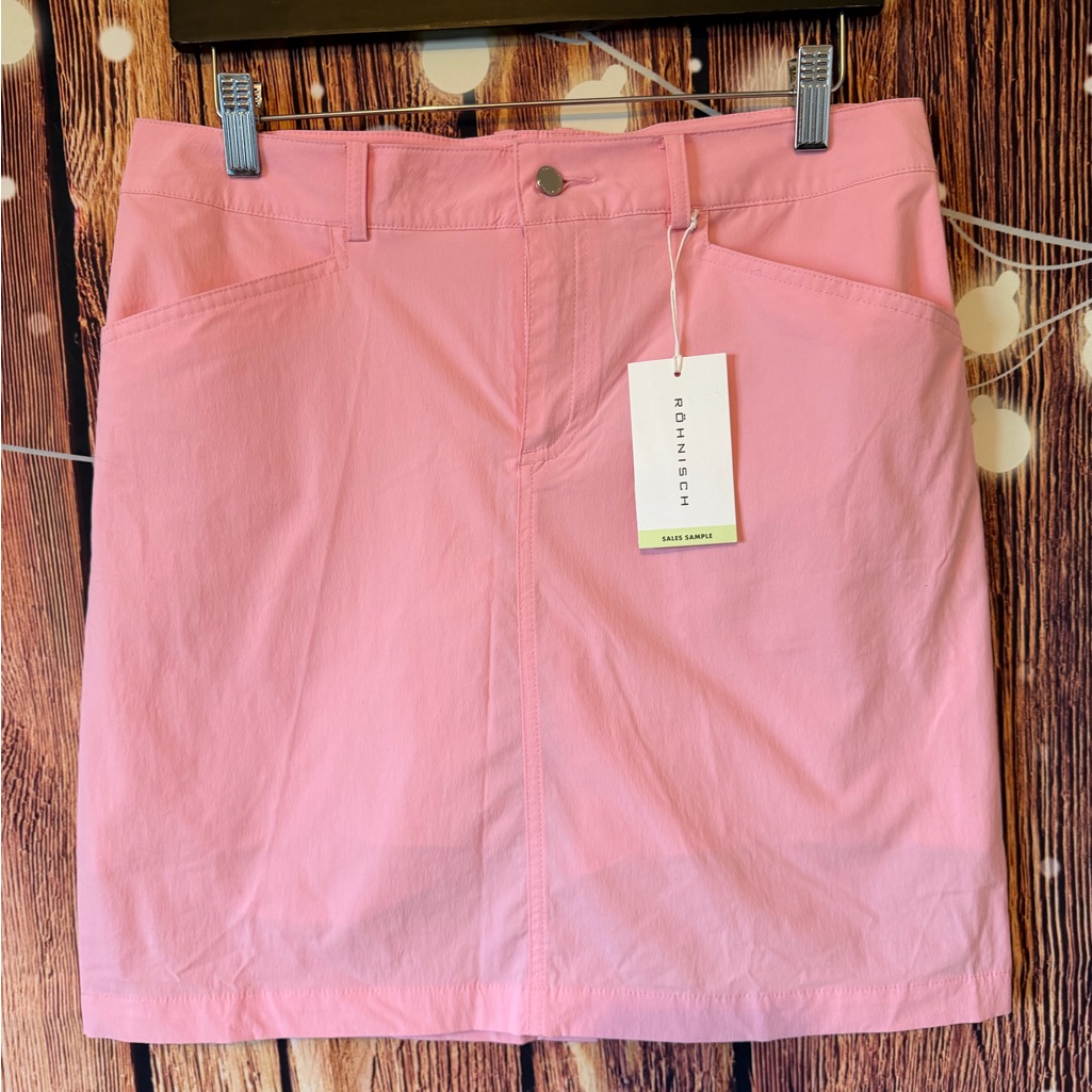 Rhnisch Ladies Pink Golf Skort Nwt Size 40